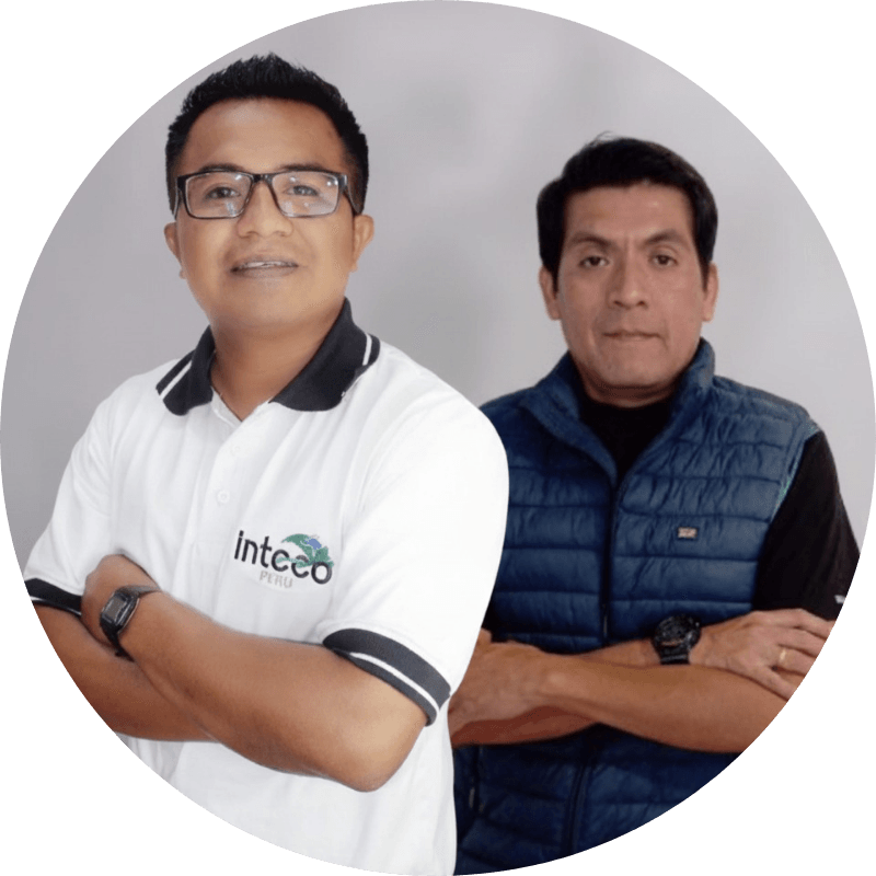 Retrato de Eder Lara y Vicente Puyen